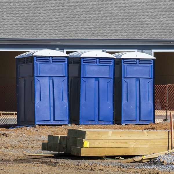 what is the expected delivery and pickup timeframe for the porta potties in Hingham